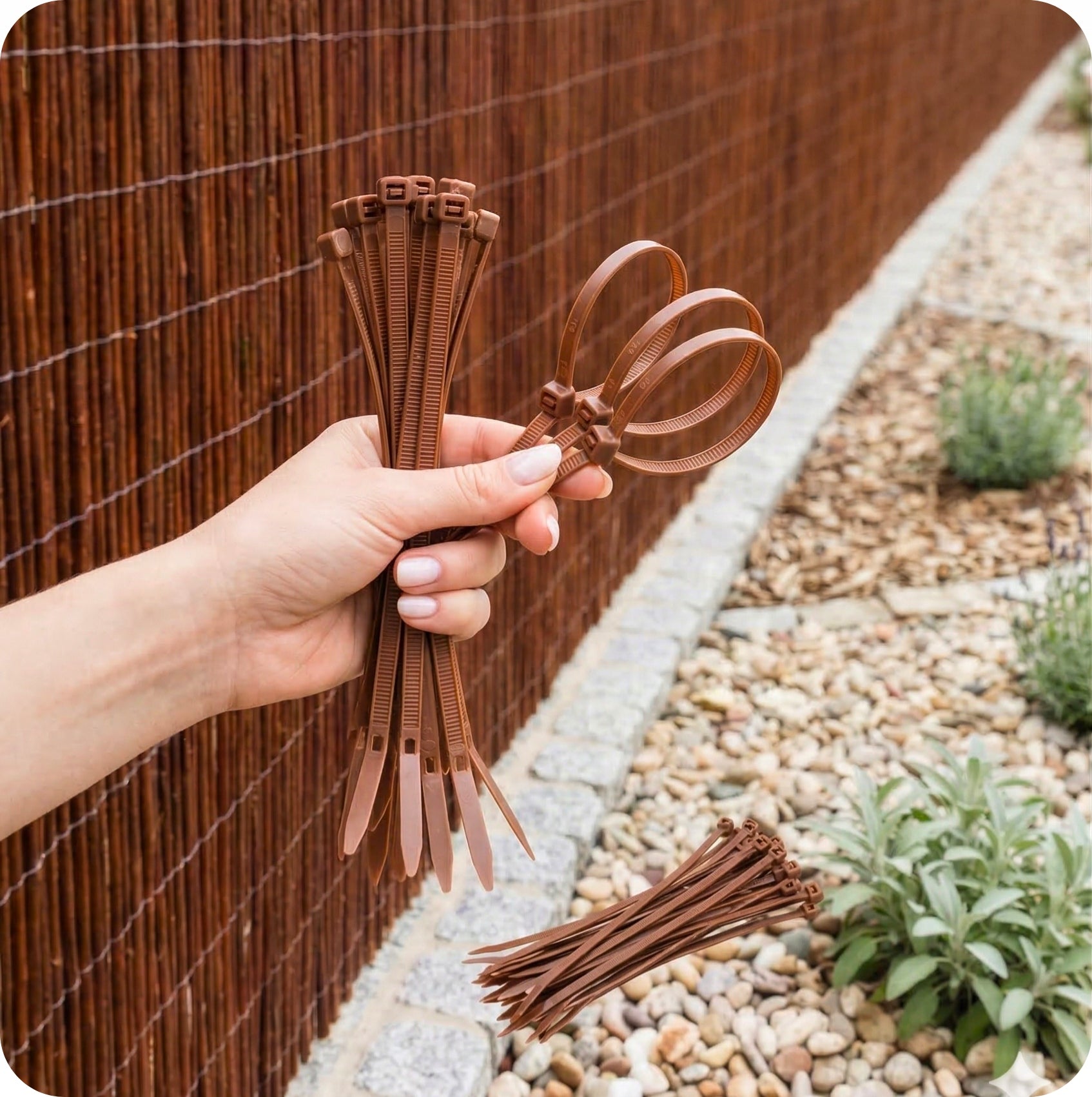 WICKER MAT 120x300cm WICKER POLISH MANUFACTURER DENSE COVER FOR BALCONY Packaging status original