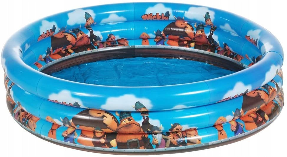 WICKIE Inflatable Swimming Pool 100 cm For Children Garden