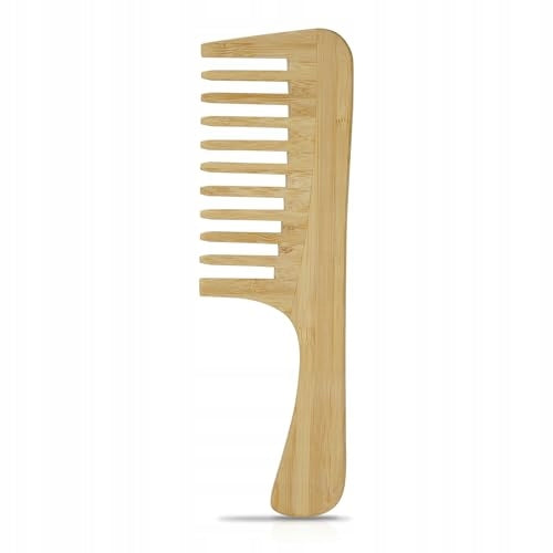 WIDE TOOTH HAIR COMB BAMBOO UNTANGLING FOR WOMEN Brand no brand