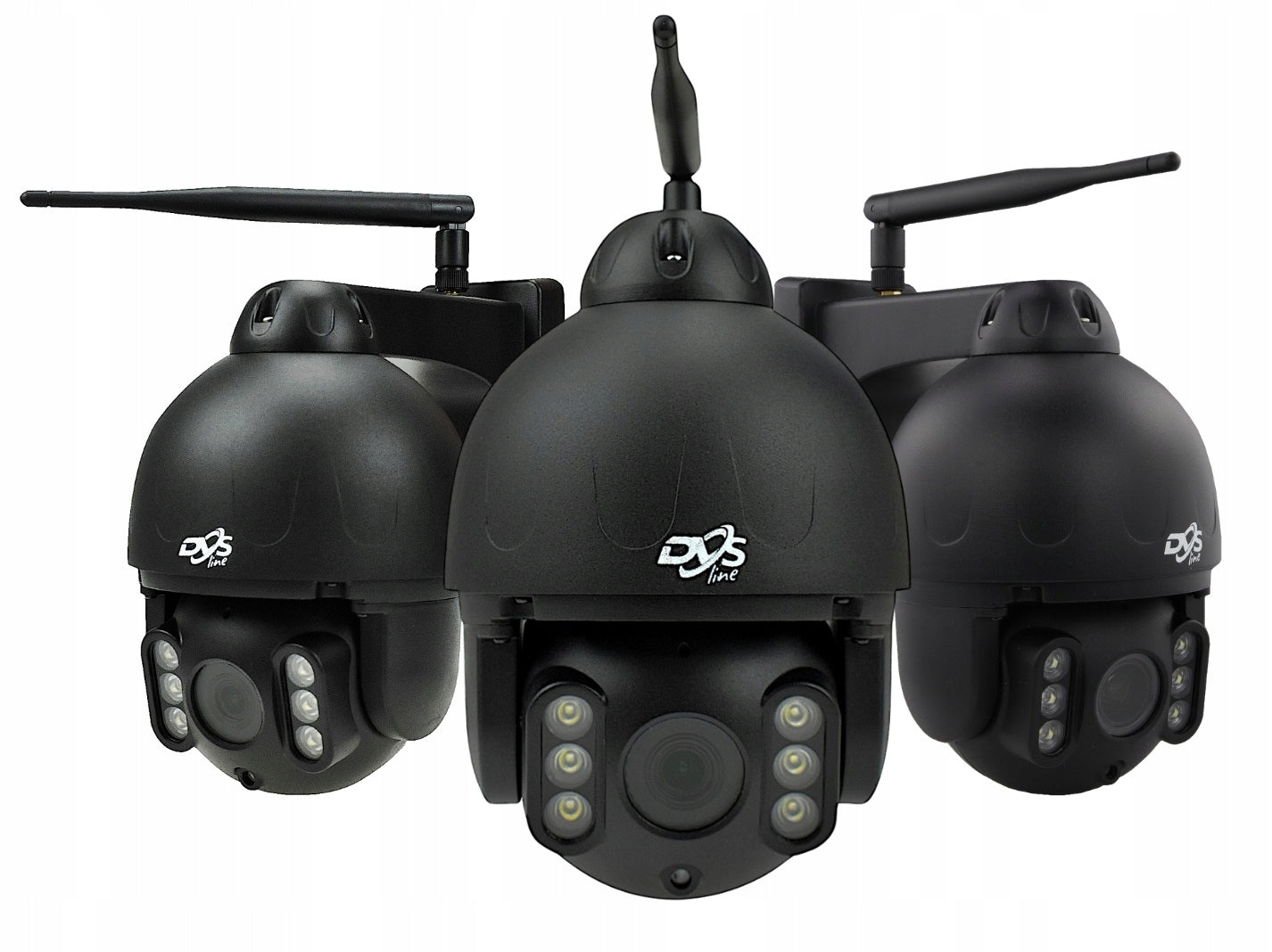 WIFI CAMERA SET 3 BLACK CAMERAS 1 ROTATING OUTDOOR CAMERAS FOR HOME 1TB Manufacturer code NVR-E8+3xMP5036ET-IRWS+1xSDIP5040E-IRWS+1TB