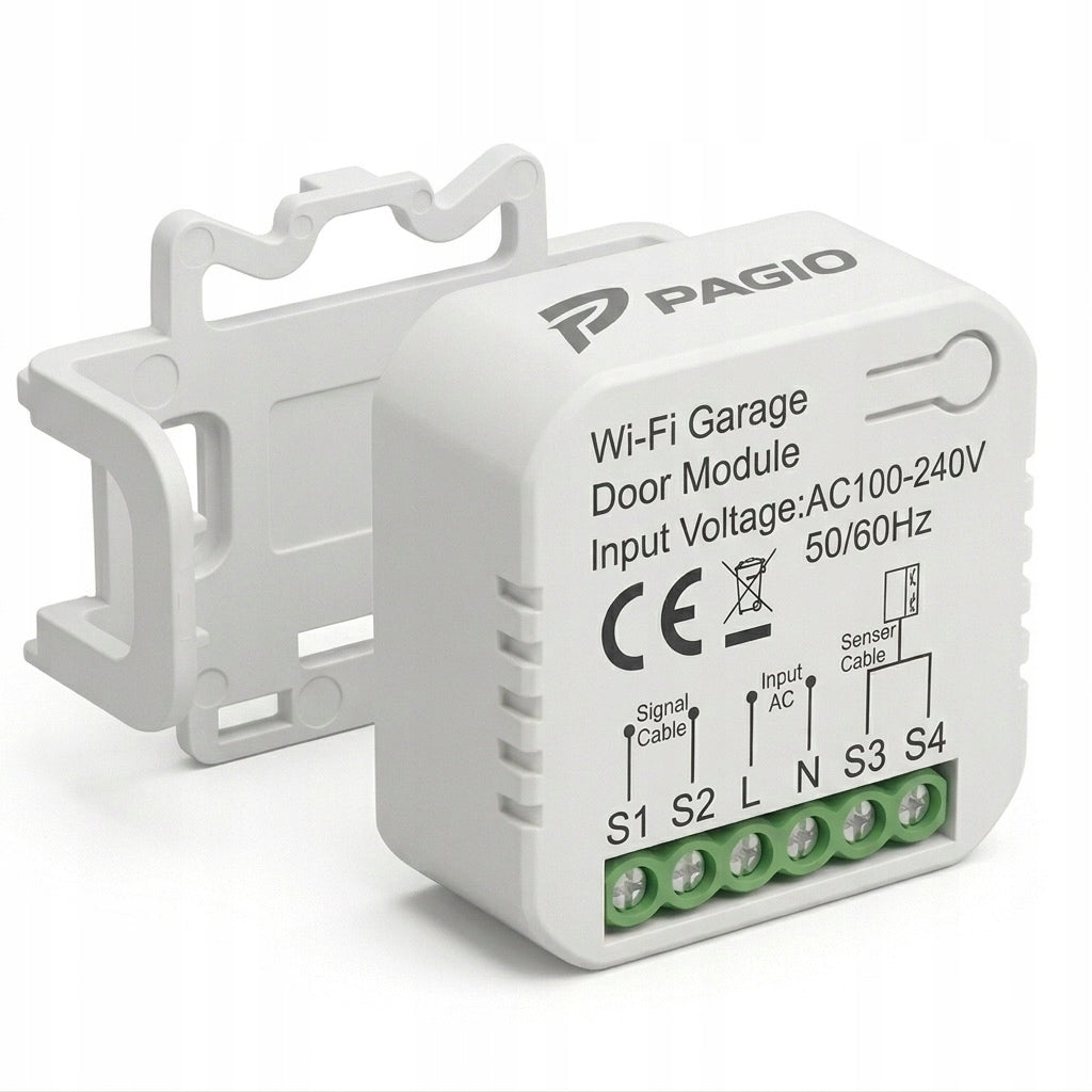 WIFI CONTROLLER FOR GARAGE DOOR AND ENTRANCE PAGIO TUYA + SENSORS Manufacturer code WL-CKM01