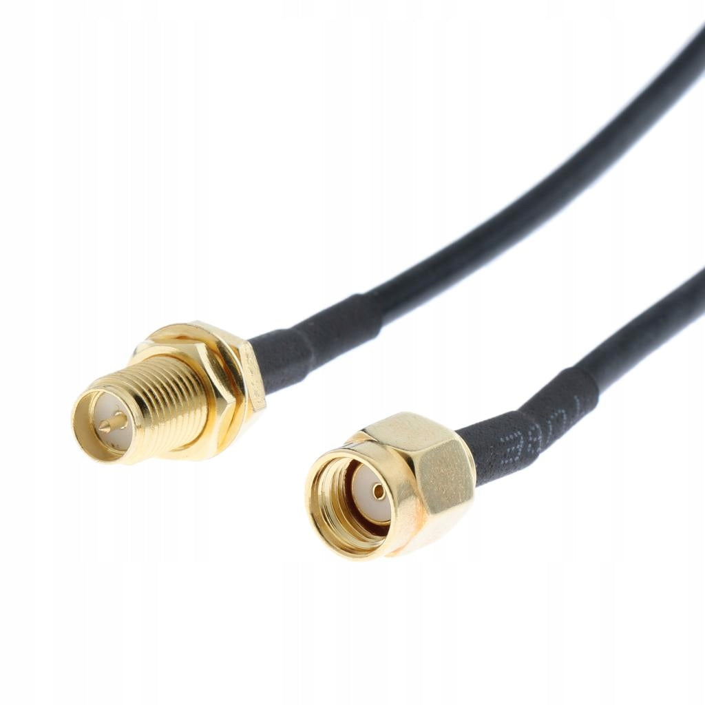 WIFI Coaxial Antenna RP SMA Extension Cable for WLAN Router Network Card 5M