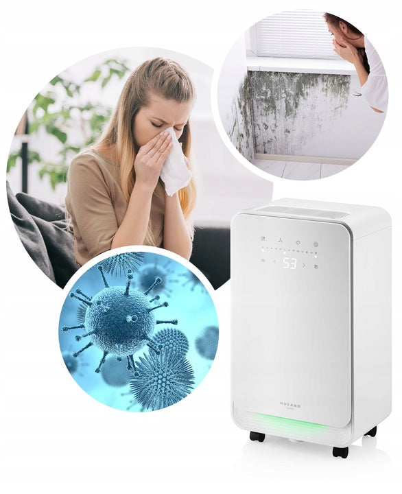 WIFI DEHUMIDIFIER MOISTURE ABSORBER AUTOMATIC XXL 12L/24H TIMER Batteries included no