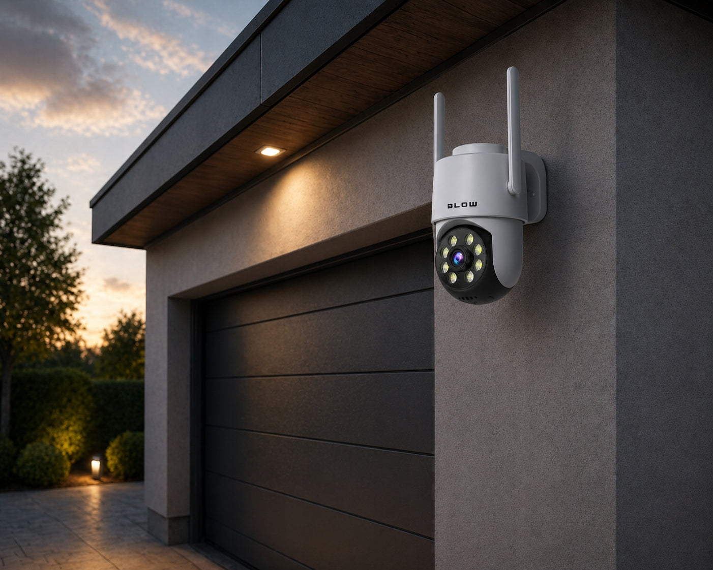 WIFI IP CAMERA 5MPx ROTATING TUYA OUTDOOR FULL HD ZOOM DETECTION IP65 PTZ Certificates of conformity CE