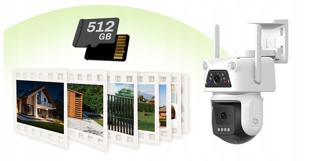 WIFI OUTDOOR ROTARY CAMERA 6 Mpx DUAL 2X 3Mpx BEANSVIEW PTZ EZVIZ Model D320 Dual 2K KAMERA WIFI OBROTOWA MONITORING DOMU