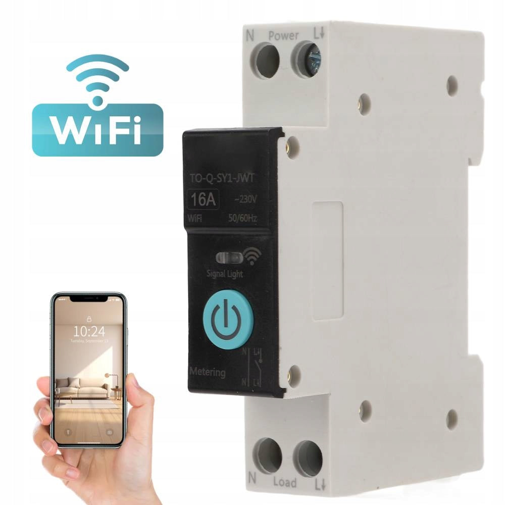 WIFI RELAY 16A TUYA SWITCH FOR DIN RAIL DRIVER ON OFF