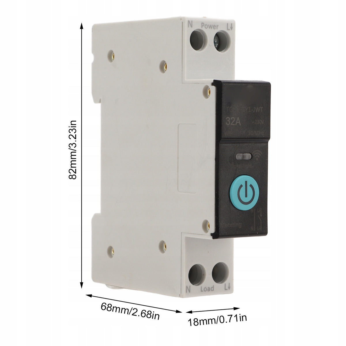 WIFI relay 32A TUYA SMART RAIL SWITCH DIN CONTROLLER ON OFF EAN (GTIN) 4006187264644