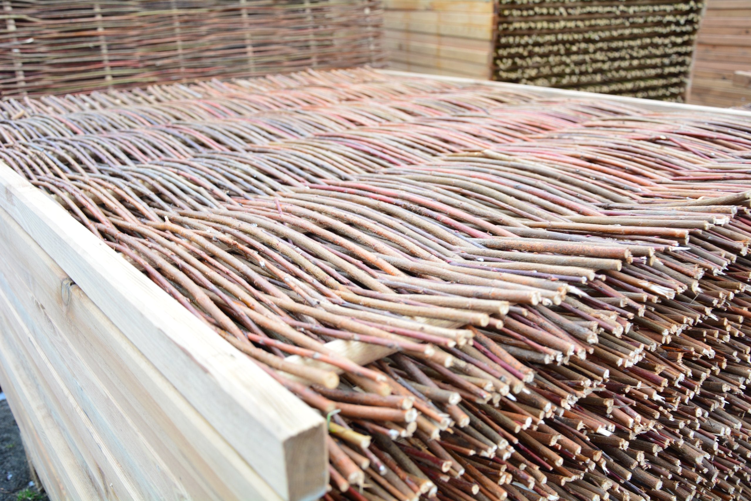 WIKLINOWY with frame 180 x 120 wicker mat Manufacturer code Płot 180