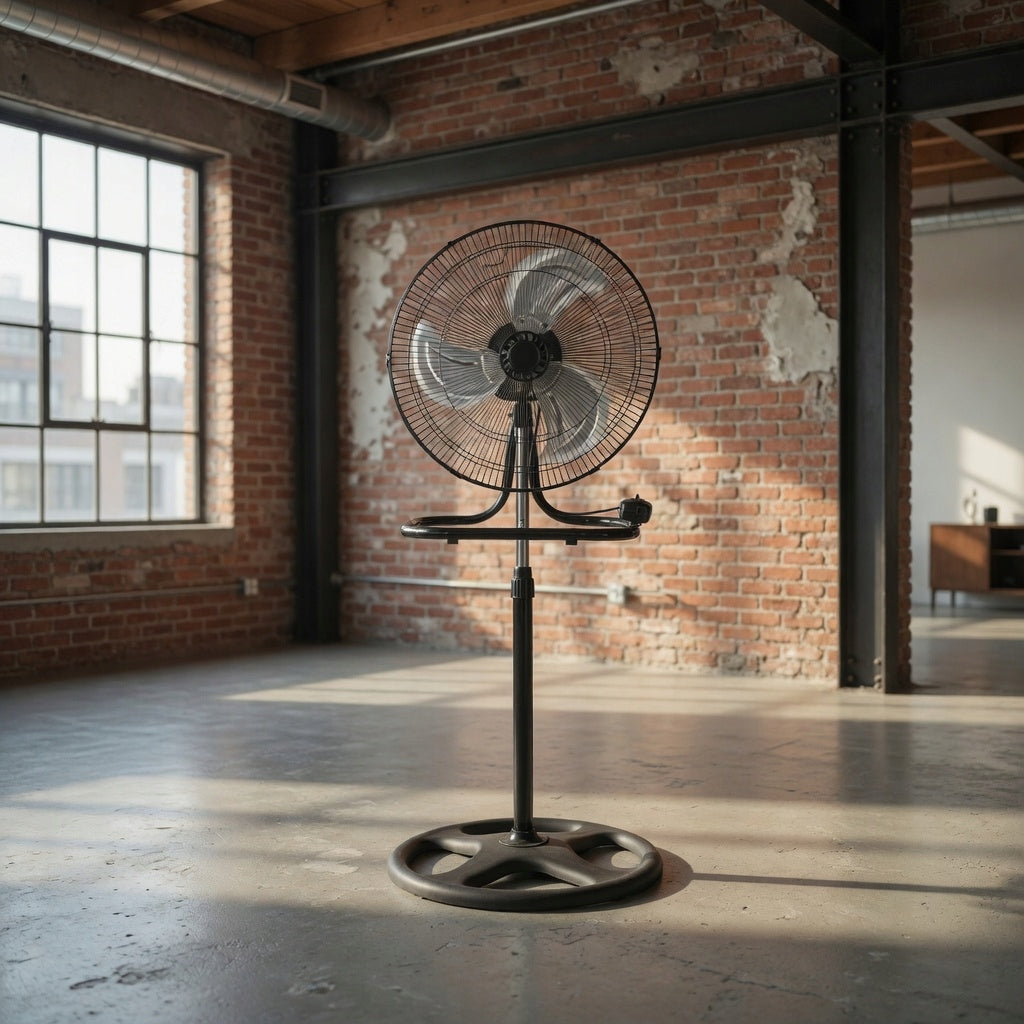WINDMILL FLOOR STANDING FAN WALL QUIET POWERFUL INDUSTRIAL 3 IN 1 Model WENTYLATOR PODŁOGOWY STOJĄCY 3W1