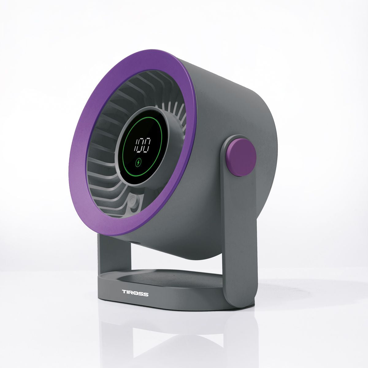 WINDMILL LED Desk USB-C Mini Fan Quiet Powerful FAN Purple Packaging status original