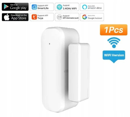 WINDOW DOOR OPENING SENSOR ALARM reed WIFI SMART LIFE TUYA