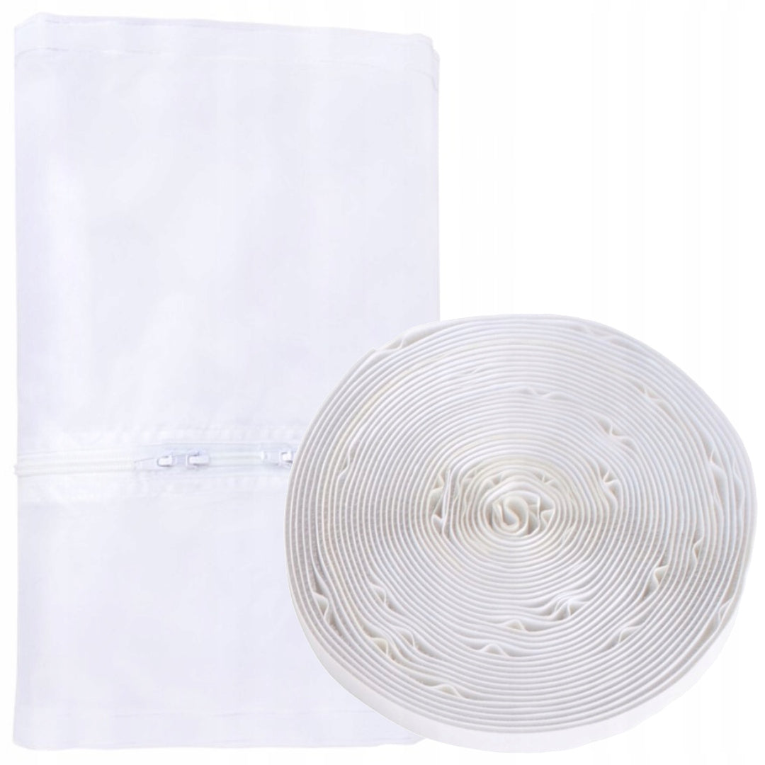 WINDOW SEAL SLEEVE PIPE AIR CONDITIONER PORTABLE BALCONY WINDOW 208cm Dominant color white
