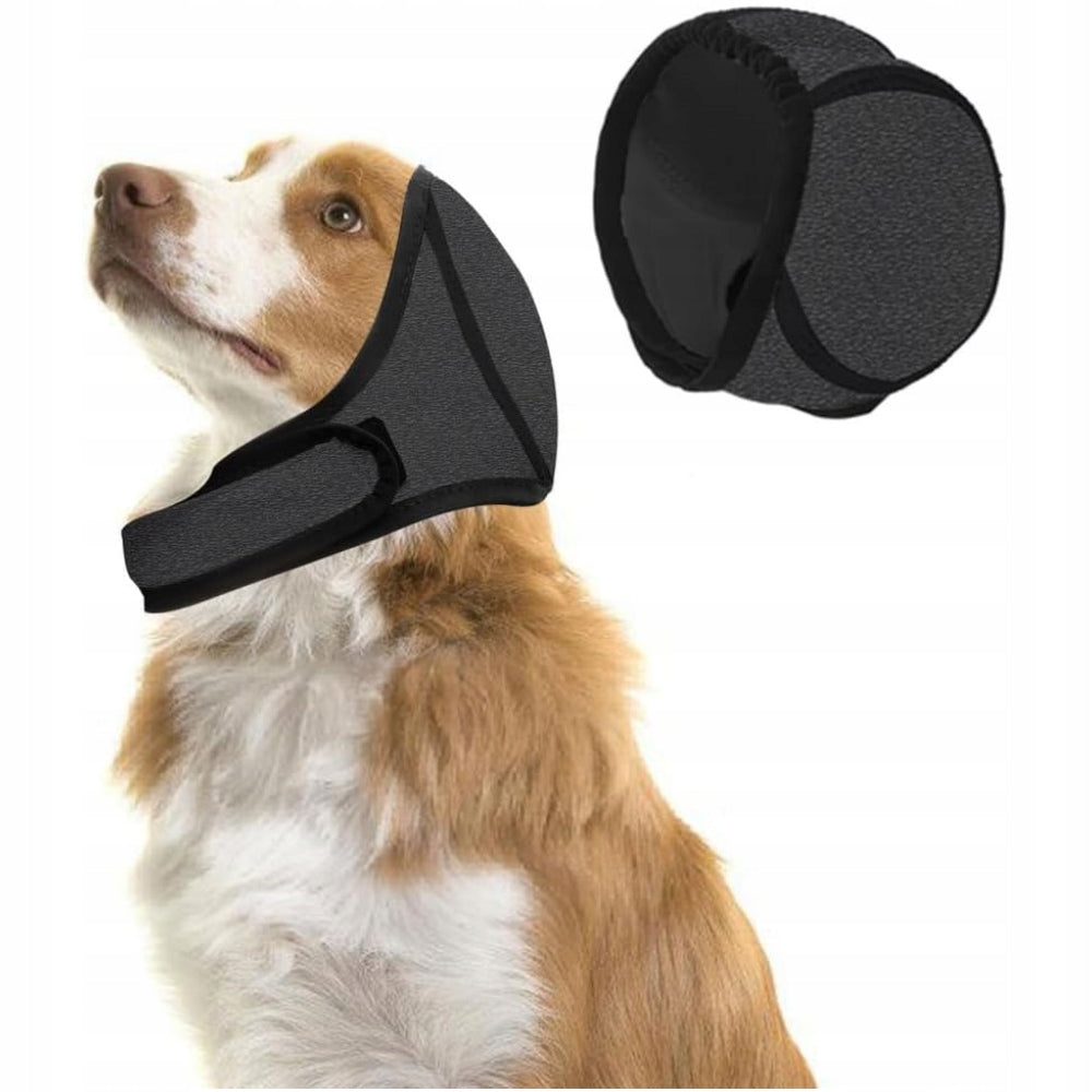 WINDPROOF AND SOUNDPROOF EAR MUFFS TO PROTECT YOUR DOG'S EARS - L