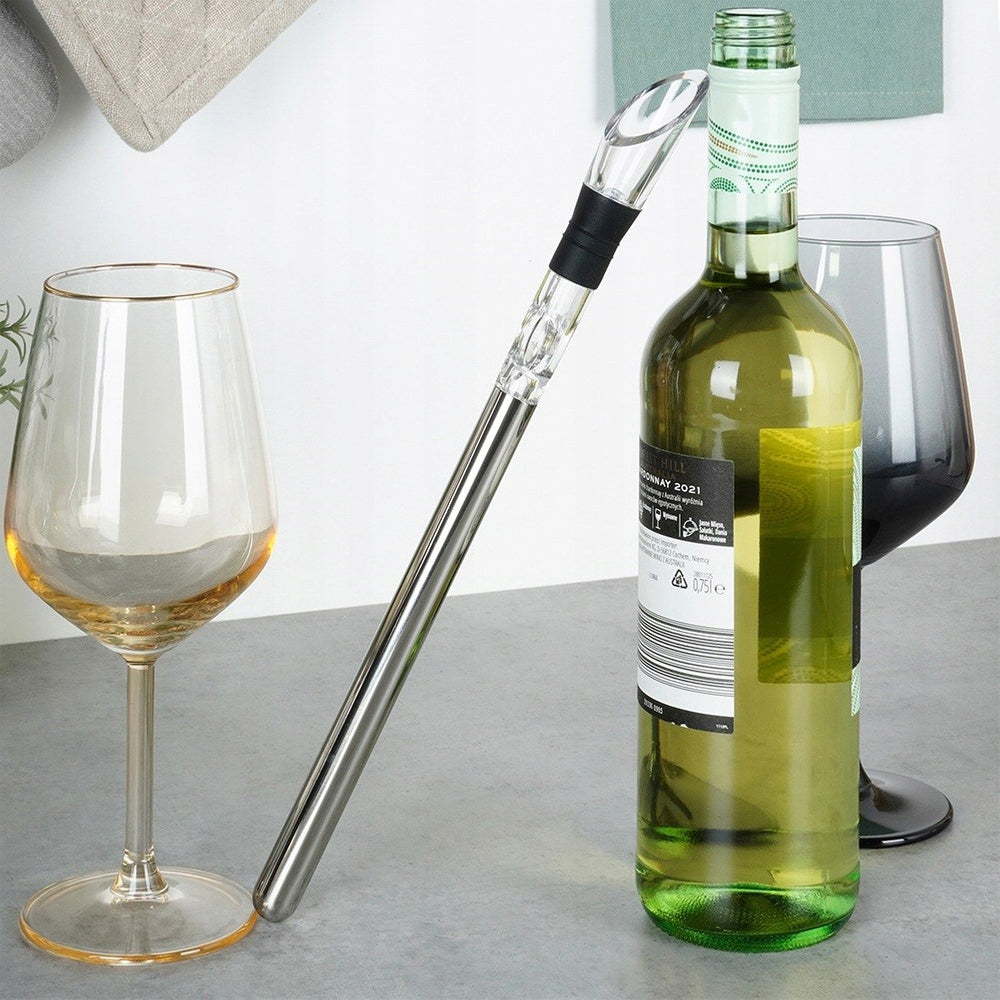 WINE Dispenser Pourer with Cooling Cartridge for Cooling Bottle Packaging status original