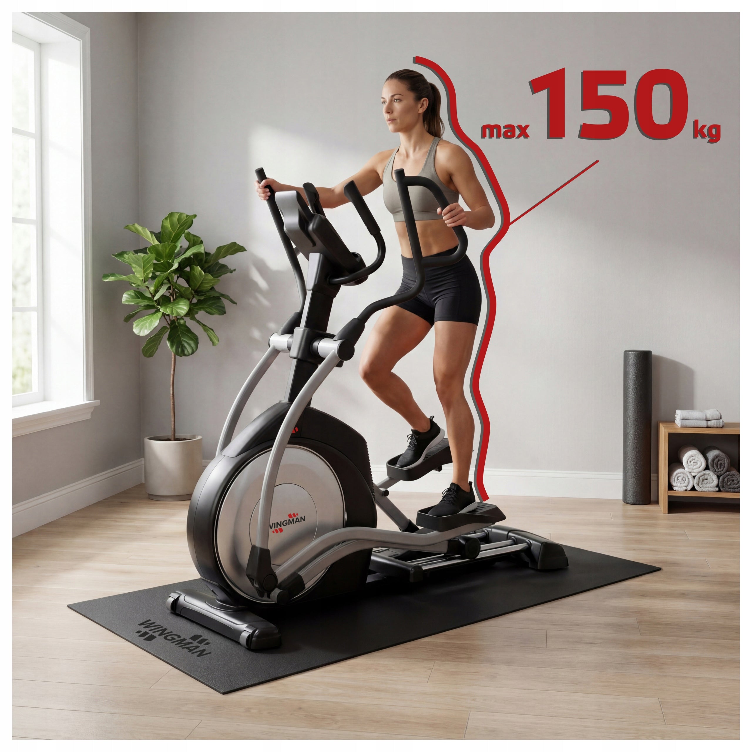 WINGMAN AIR230 PRO ELLIPTICAL CROSS TRAINER | ELLIPTICAL CROSS TRAINER | MAGNETIC | WHEEL 15KG Manufacturer code AIR230 Pro