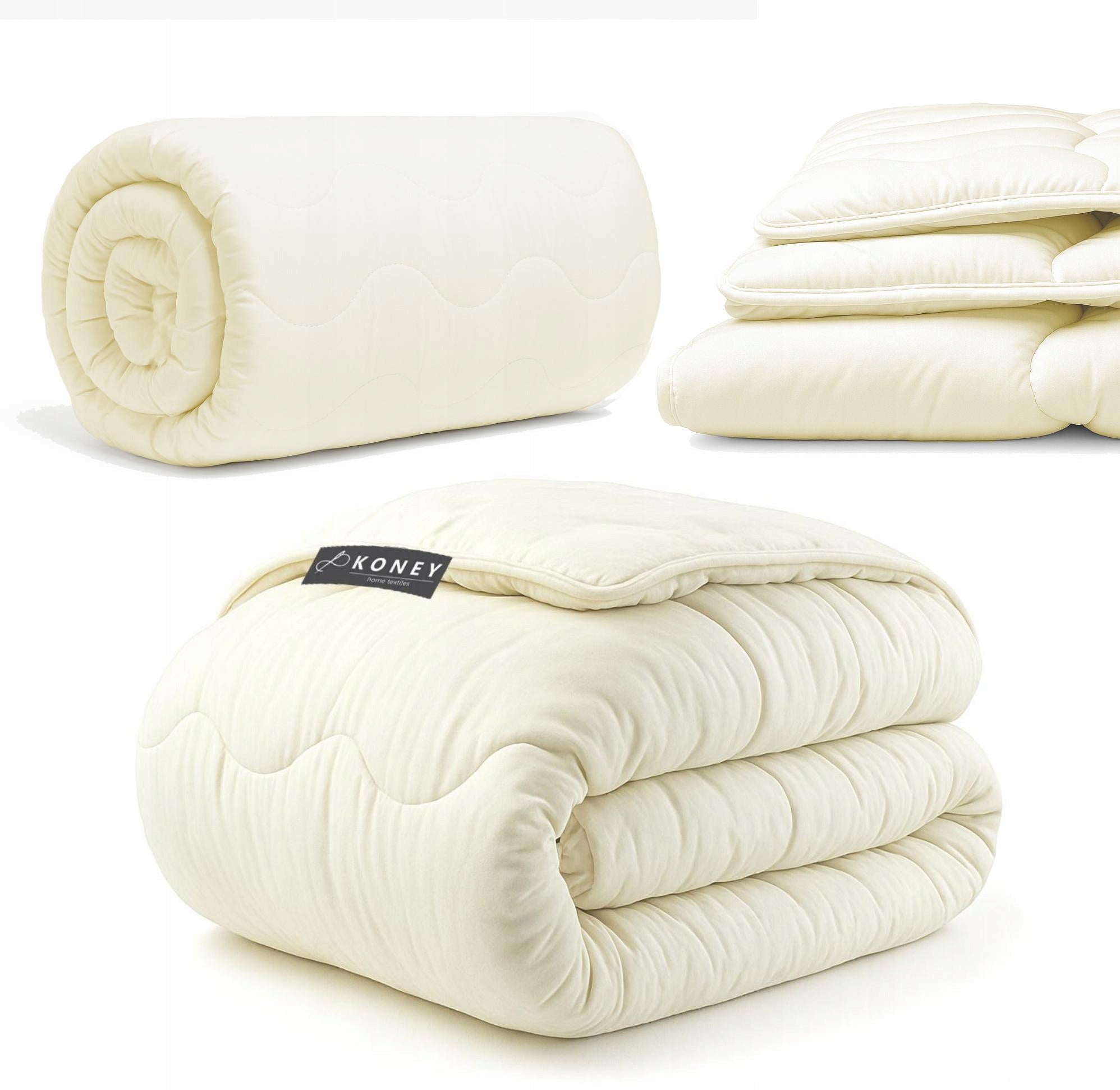 WINTER QUILT 140x200 SHEEP WOOL POLAND THICK PREMIUM KONEY