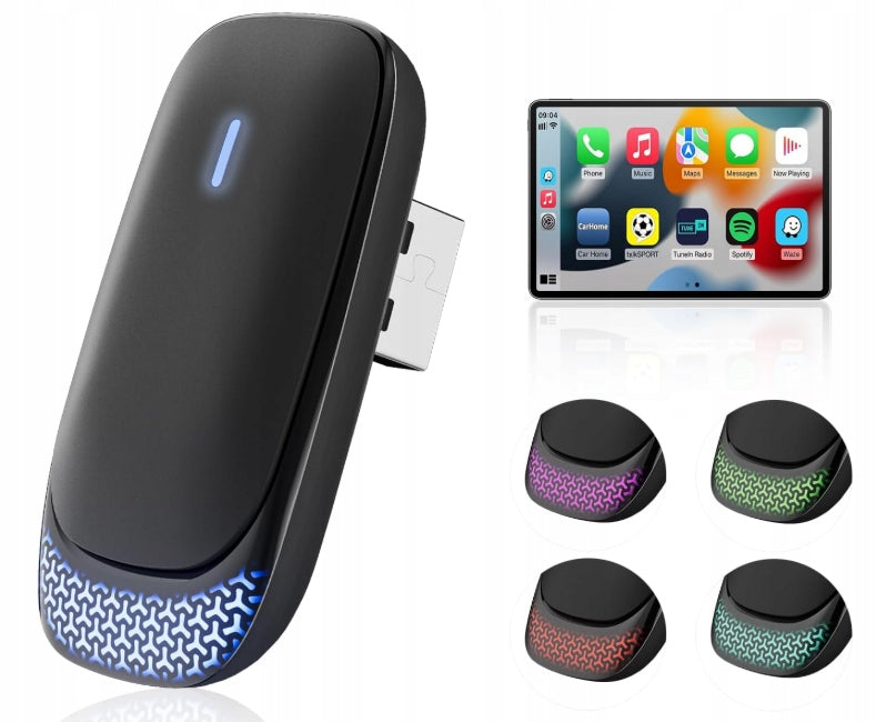 WIRELESS ADAPTER CarPlay / Android Auto Bluetooth + Wi-Fi Plug & Play