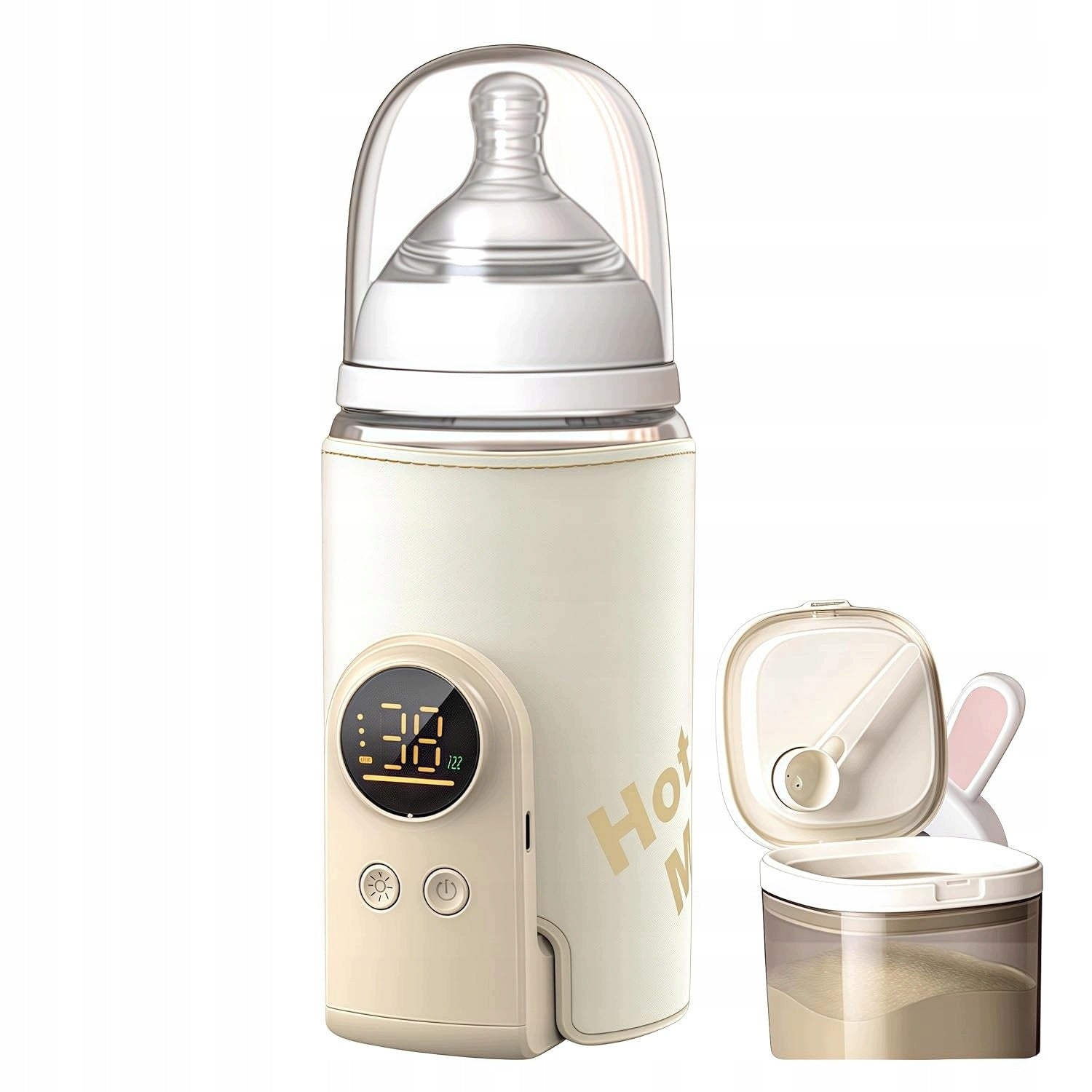 WIRELESS BOTTLE WARMER 8000MAH USB 18W THERMOSTAT