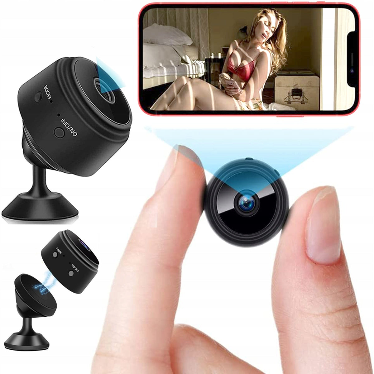 WIRELESS CAMERA MINI NIGHT VISION WIFI SMART SPY MOTION DETECTION