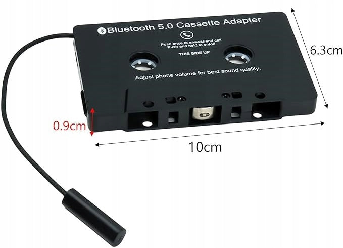 WIRELESS CASSETTE ADAPTER FOR CAR RADIO BLUETOOTH 5.0 Manufacturer code B0CDXKN49P