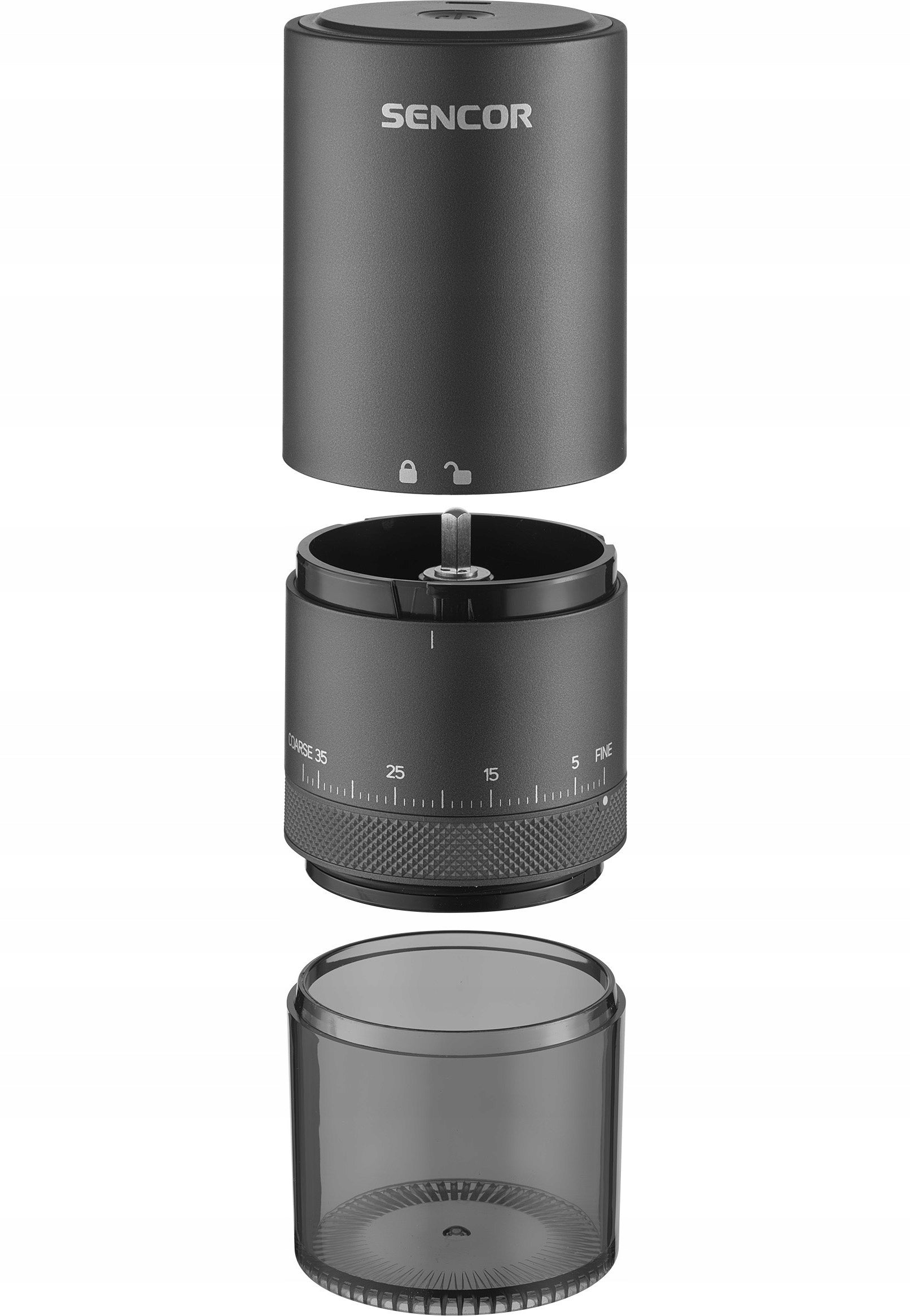 WIRELESS COFFEE GRINDER SENCOR SCG 4000BK USB-C 38 DEGREE GRINDING Packaging status original