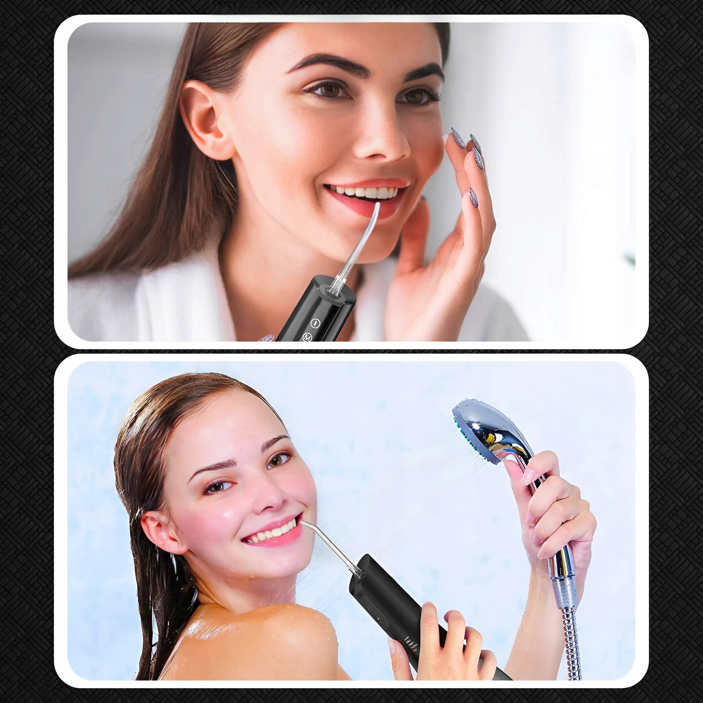 WIRELESS DENTAL IRRIGATOR 5 MODES 400ML + 5 TIPS Manufacturer code IRYGATOR DO ZĘBÓW 5 TRYBÓW 400ML MEMFLOW