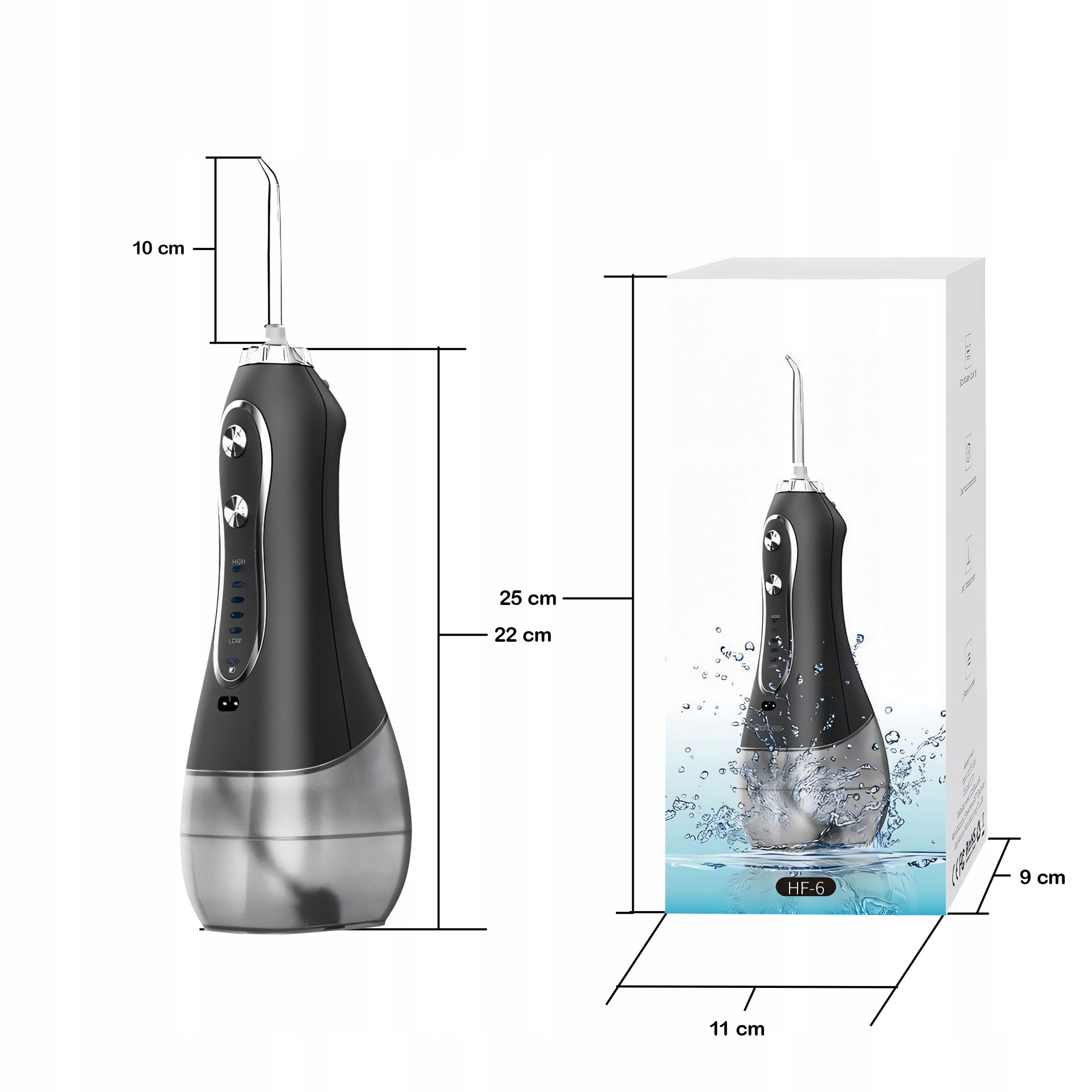 WIRELESS DENTAL IRRIGATOR 5 MODES 8 TIPS 300ML+ETUI Model YSXK