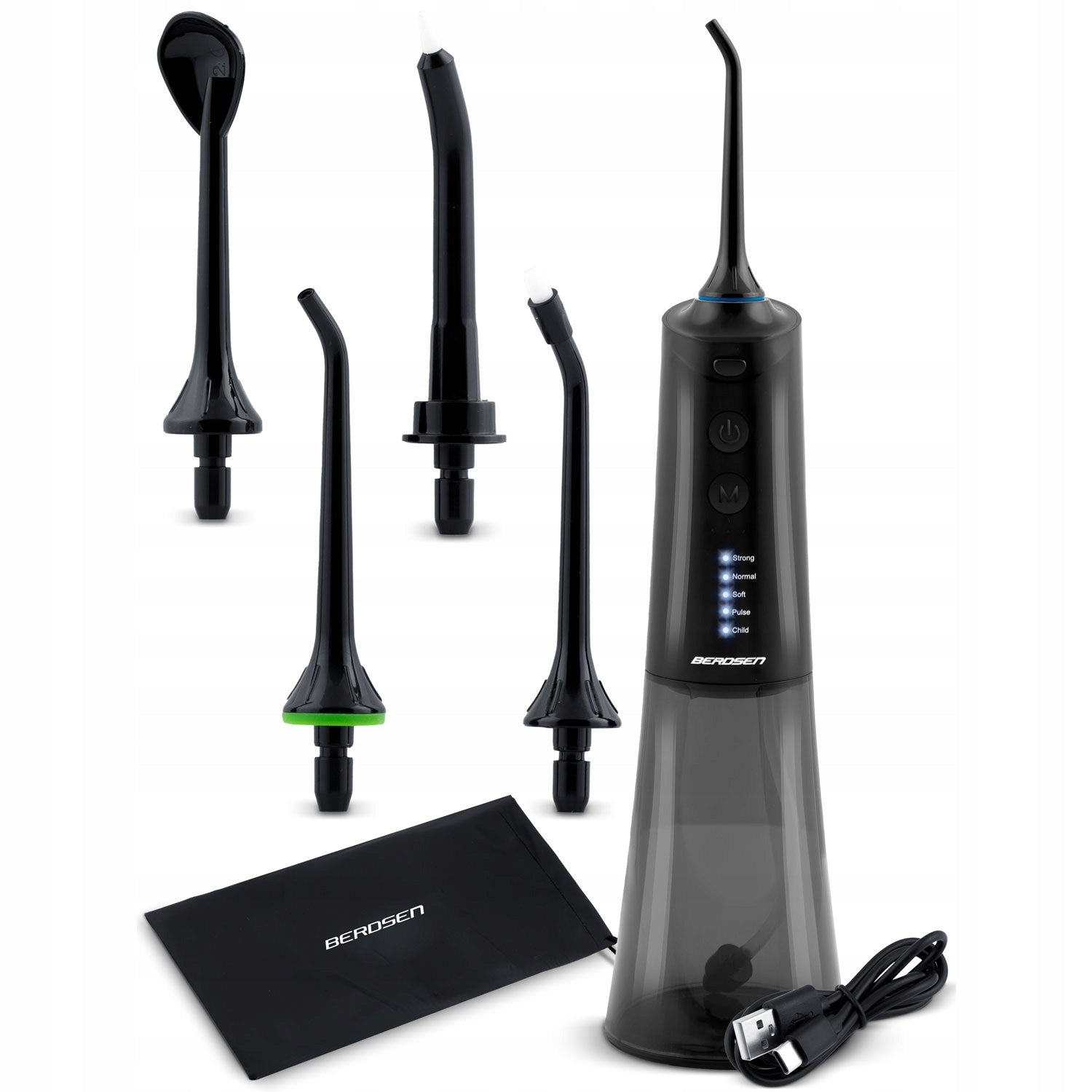 WIRELESS DENTAL IRRIGATOR 5 TIPS INCLUDED Color black