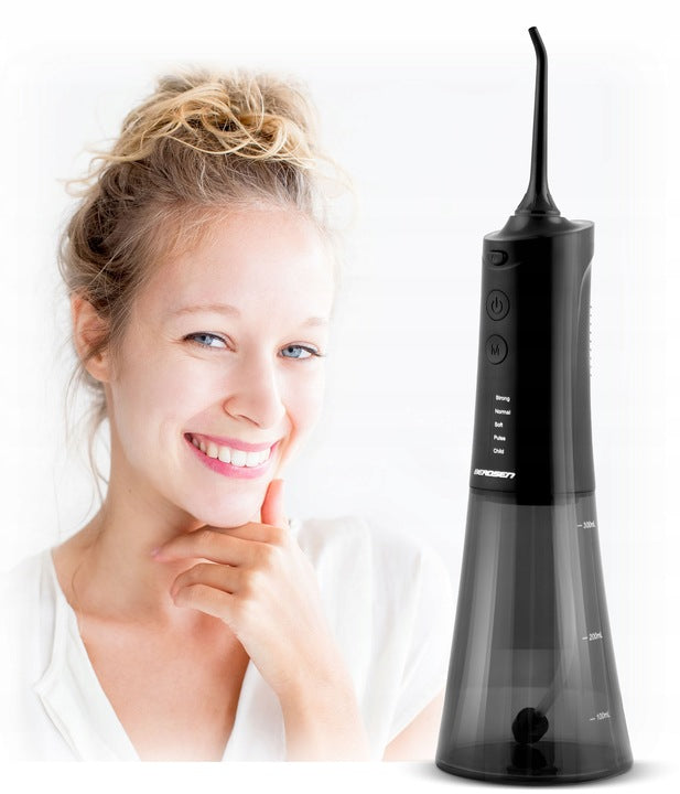 WIRELESS DENTAL IRRIGATOR 5 TIPS INCLUDED Power supply rechargeable battery