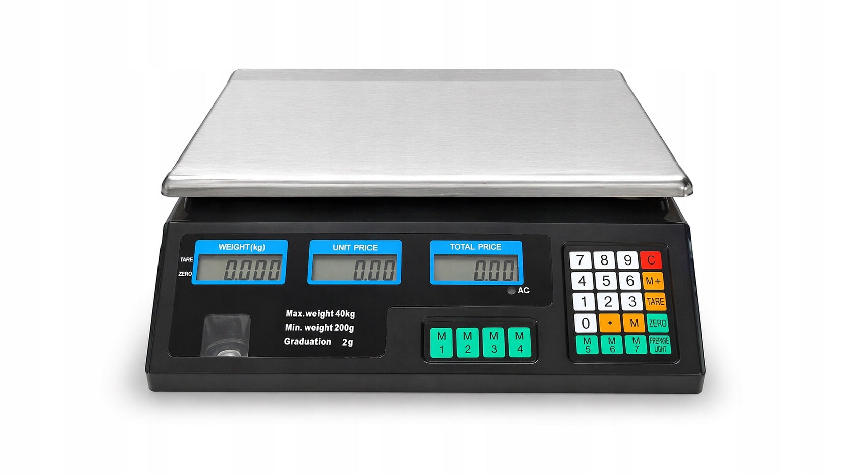 WIRELESS Electric SCALE, LCD Display, Shop, 40kg, 2g Brand no brand