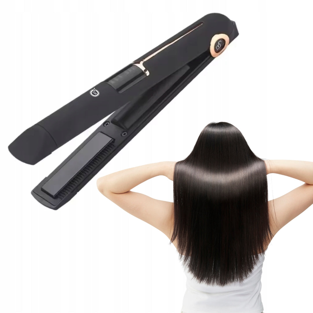 WIRELESS HAIR STRAIGHTENER WITH POWERBANK AND MEMORY IONIZATION Manufacturer code BEZPRZEWODOWA PROSTOWNICA DO WŁOSÓW
