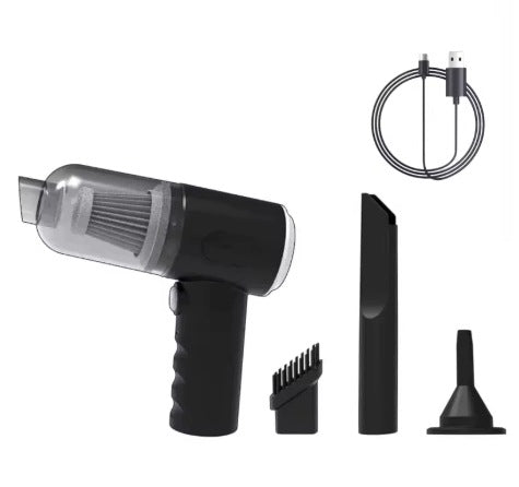 WIRELESS HANDHELD VACUUM CLEANER FOR CAR 9000PA USB MINI 1200mAh 15CM