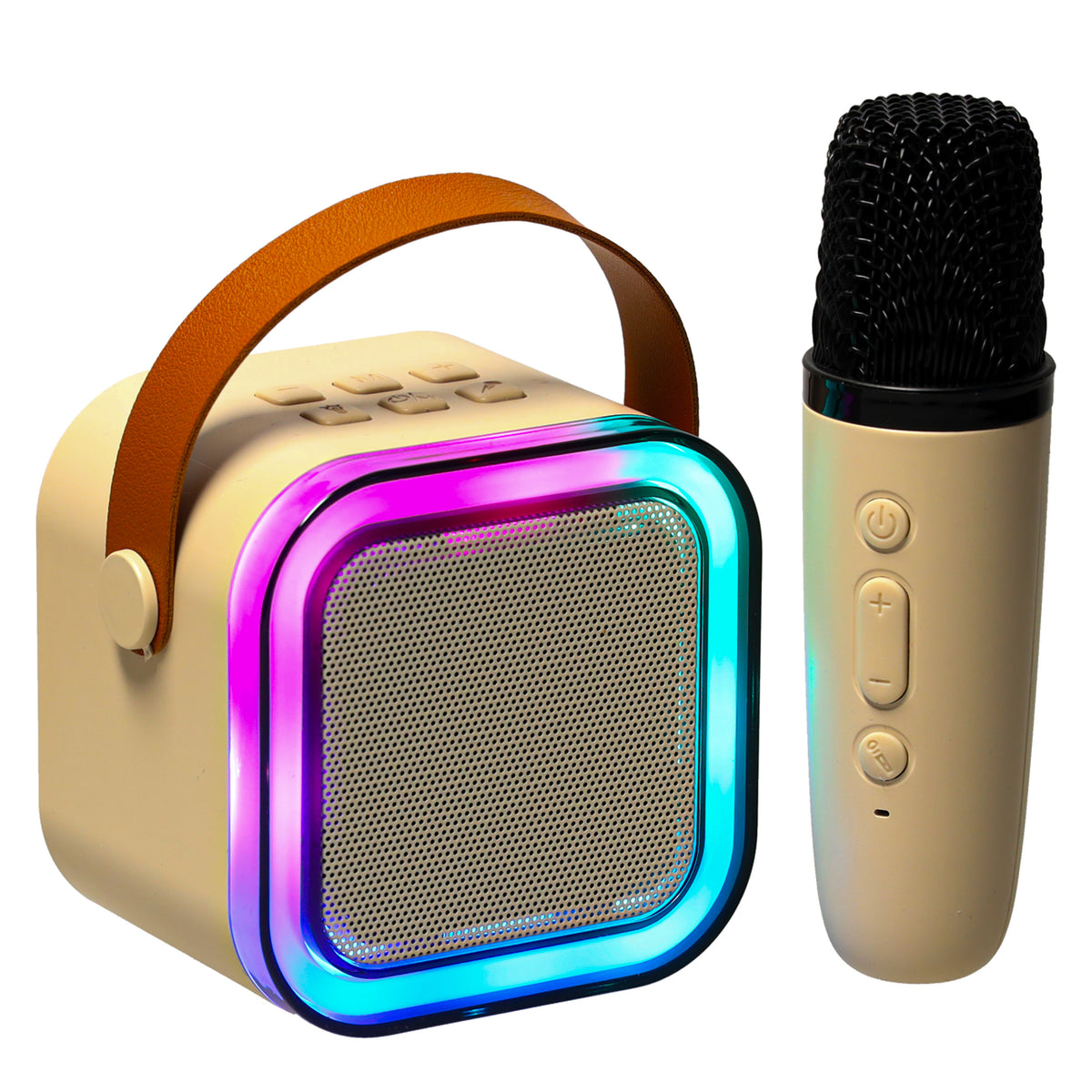 WIRELESS KARAOKE SPEAKER FOR KIDS BLUETOOTH PORTABLE 1 MICROPHONE Brand Ikonka