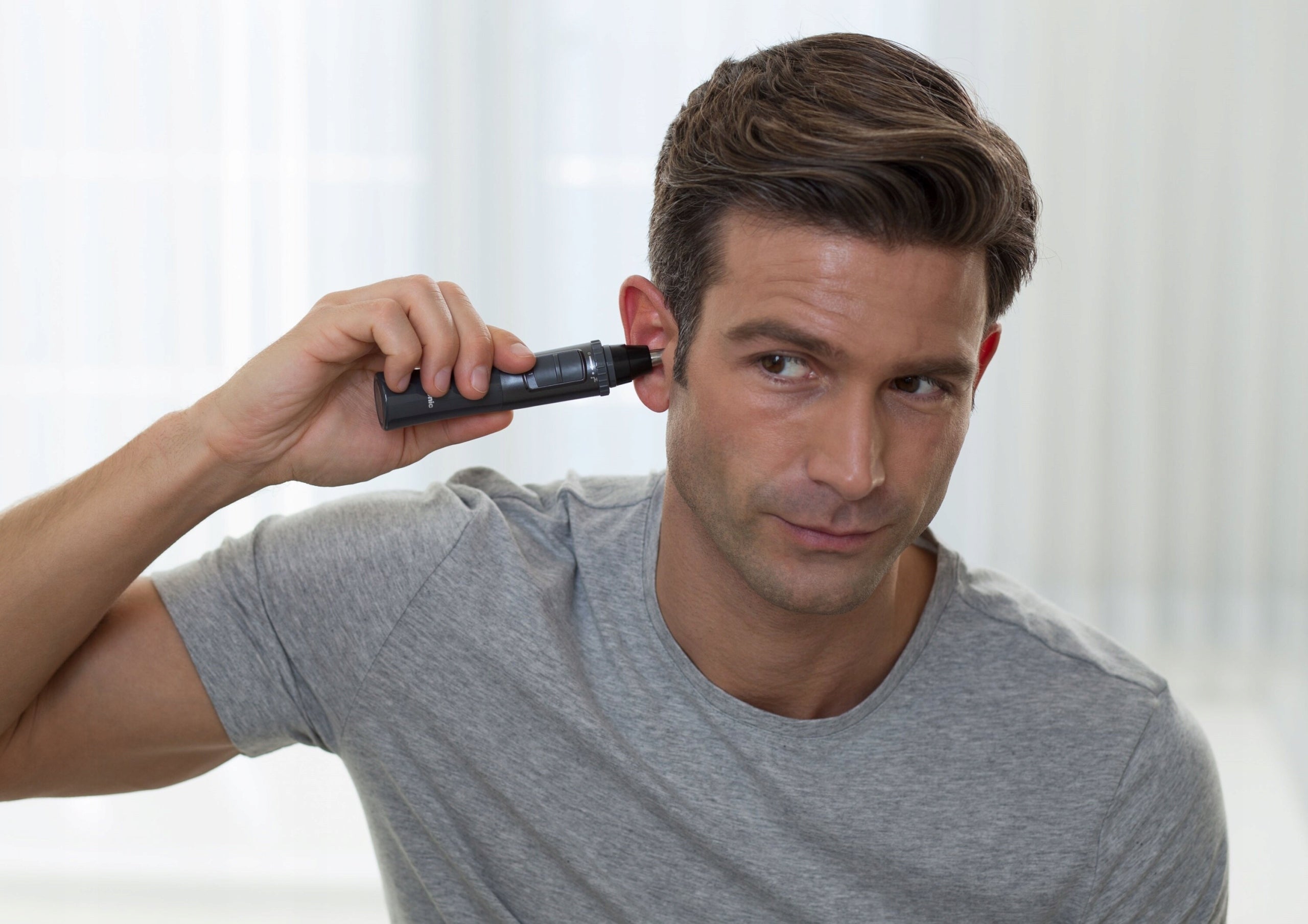 WIRELESS Nose Trimmer Eyebrow WATERPROOF 2in1 FOR SHAVING HAIR BATTERIES Manufacturer code Trymer do włosów w nosie i uszach Panasonic