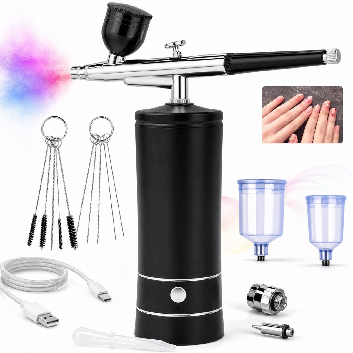WIRELESS PROFESSIONAL AIRBRUSH - MANICURE, MODELING