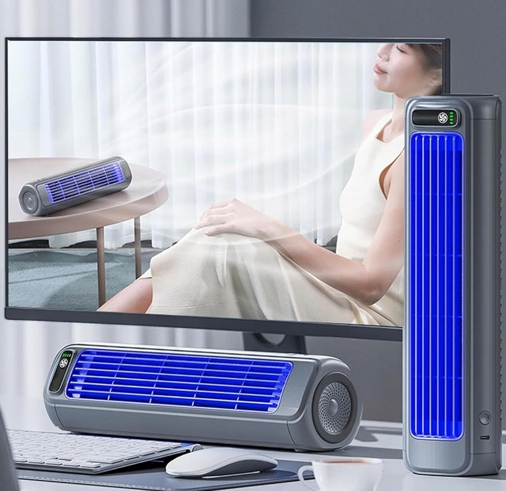 WIRELESS TOWER FAN STANDING QUIET POWERFUL WINDMILL HOME OFFICE Brand no brand