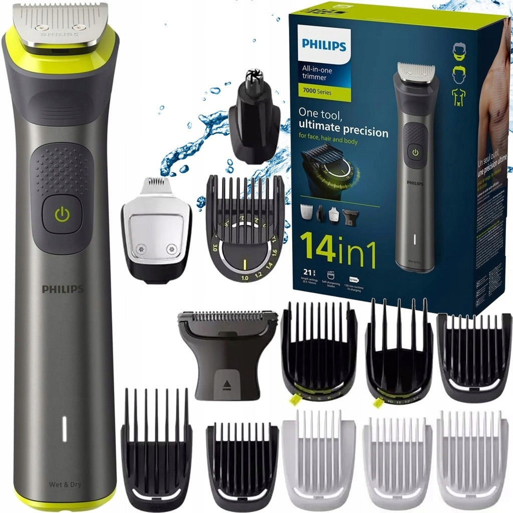 WIRELESS TRIMMER PHILIPS FOR HAIR Multigroom Series 7000 14in1