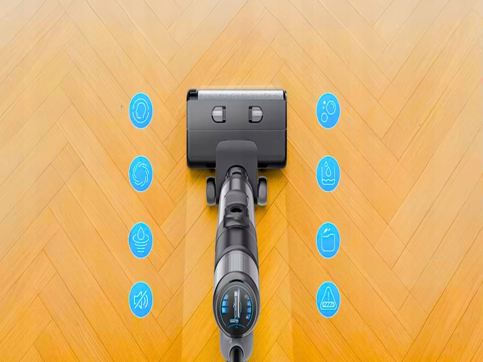 WIRELESS WASHING VACUUM CLEANER VERTICAL BAGLESS WET AND DRY Laresar M3 Dust container volume 1.01 l