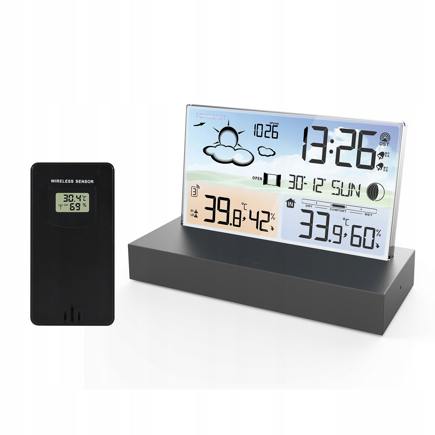 WIRELESS WEATHER STATION WEATHER HYGROMETER BAROMETER THERMOMETER