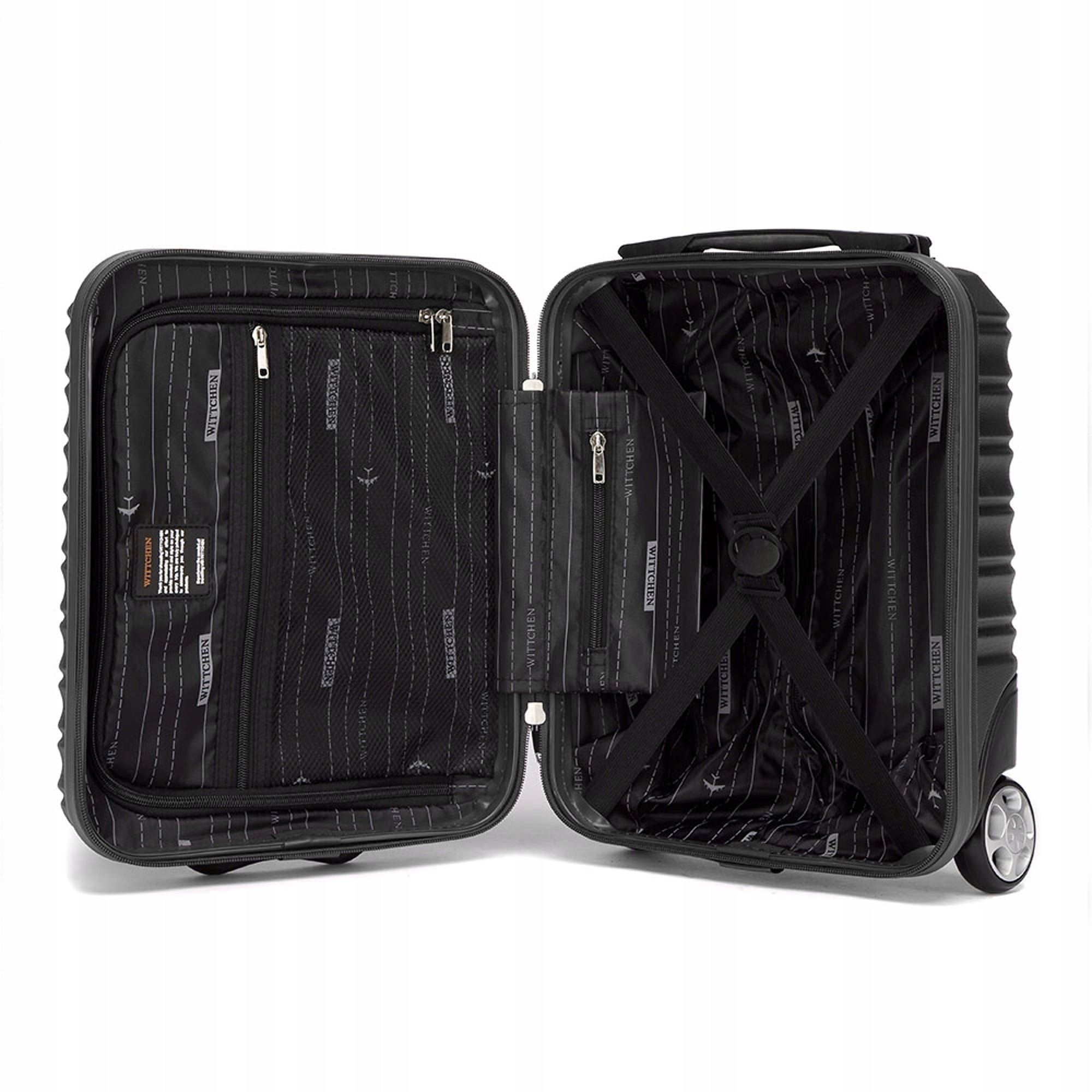 WITTCHEN cabin suitcase made of ABS black Dominant material ABS