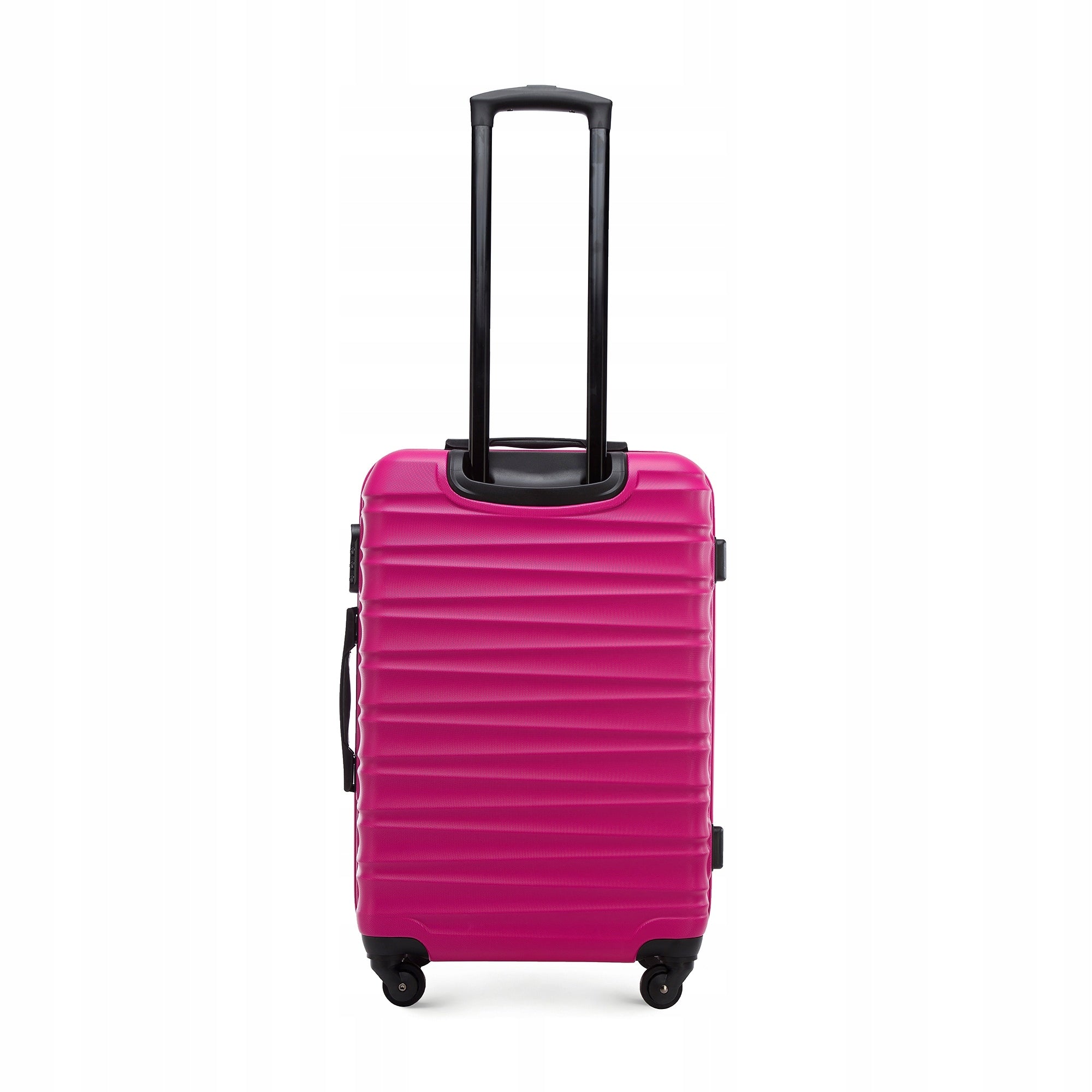 WITTCHEN medium ABS suitcase ribbed pink Kind hard