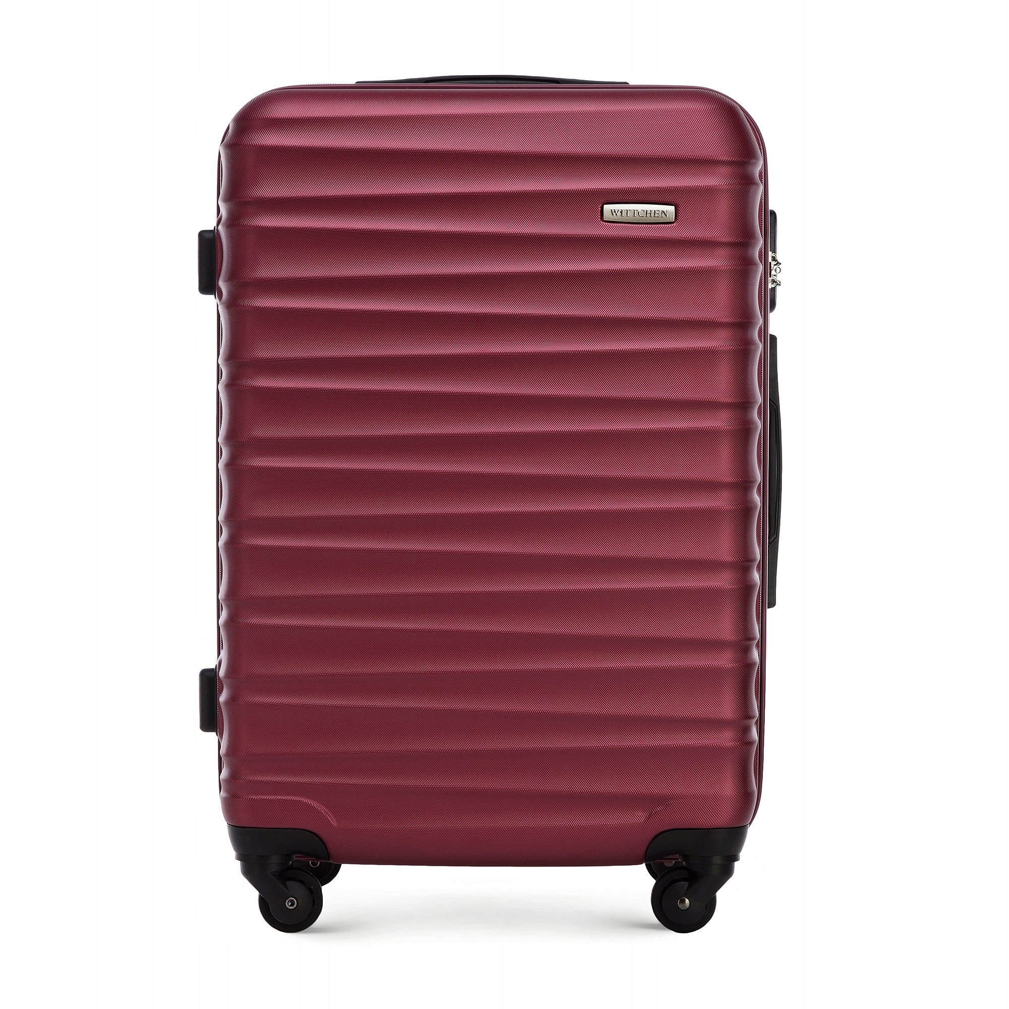 WITTCHEN medium suitcase ABS crinkled burgundy