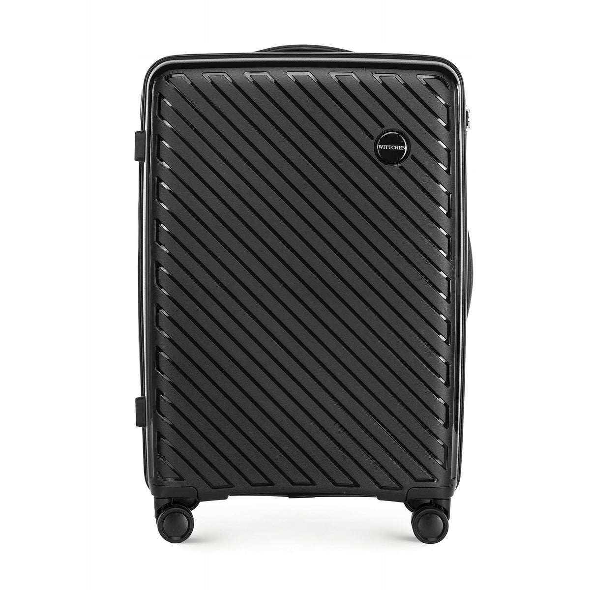 WITTCHEN medium suitcase made of polypropylene black