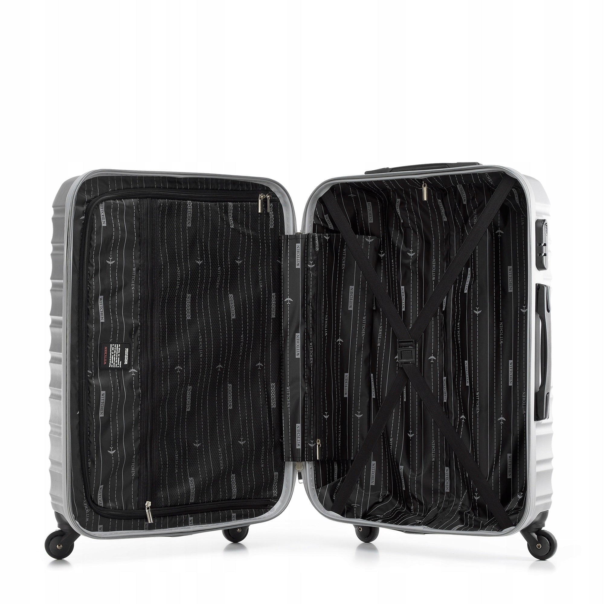 WITTCHEN medium suitcase with ABS - u grey Dominant material ABS