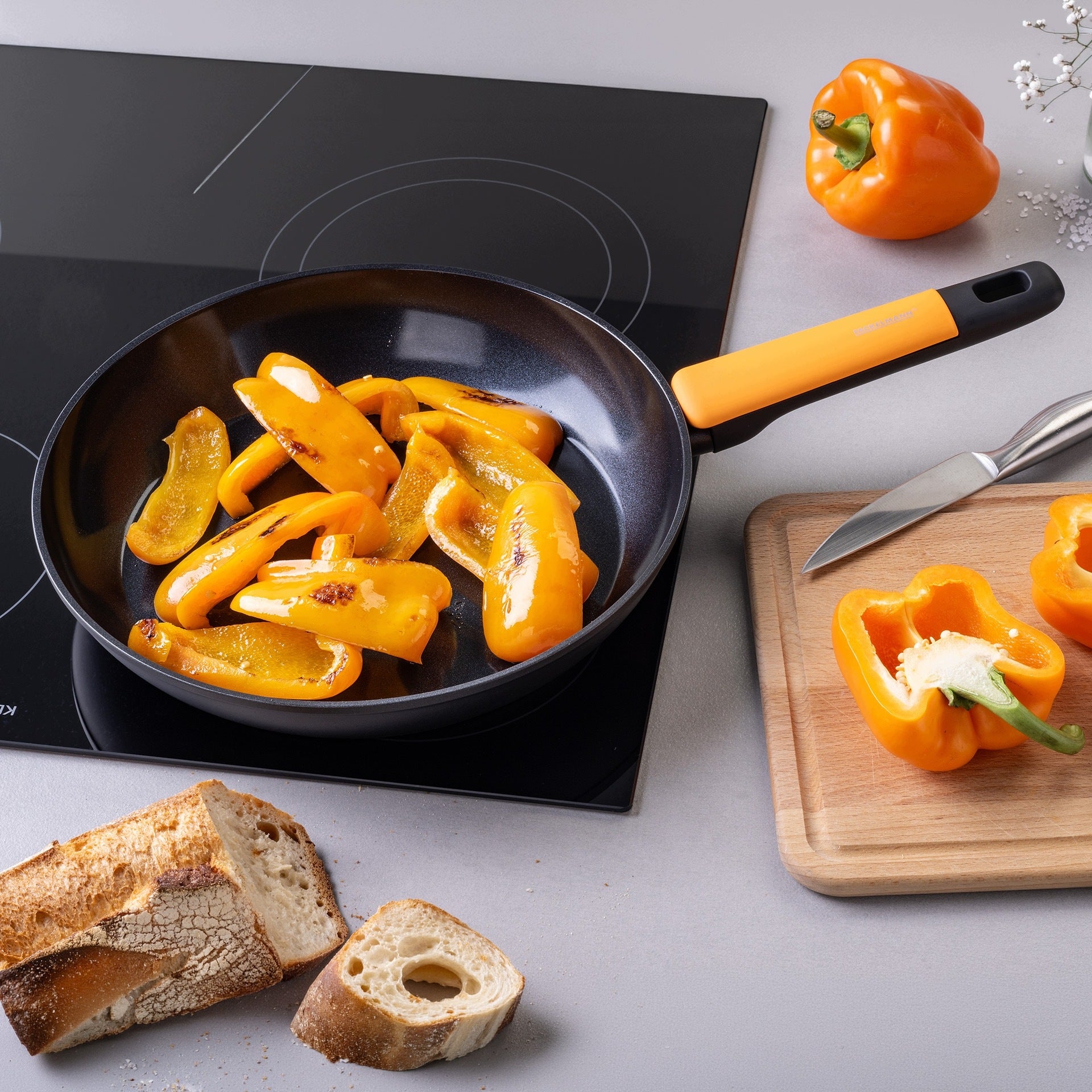 WOK CERAMIC DEEP frying pan Fackelmann 28cm SOFT COLLECTION 5578 Manufacturer code 5051126815578