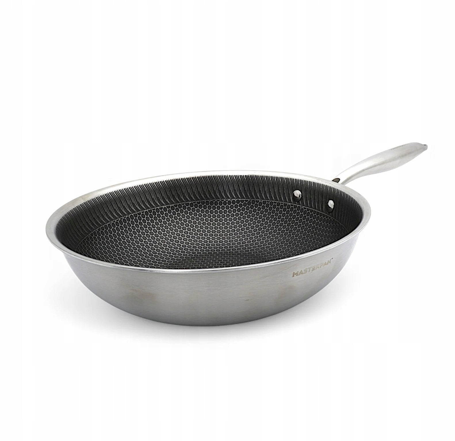 WOK DEEP frying pan 4.2L HEAVY STEEL 30CM INDUCTION GAS Manufacturer code MP-2342