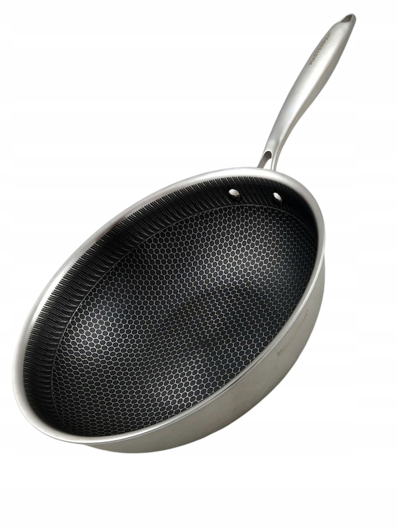 WOK DEEP frying pan 4.2L HEAVY STEEL 30CM INDUCTION GAS