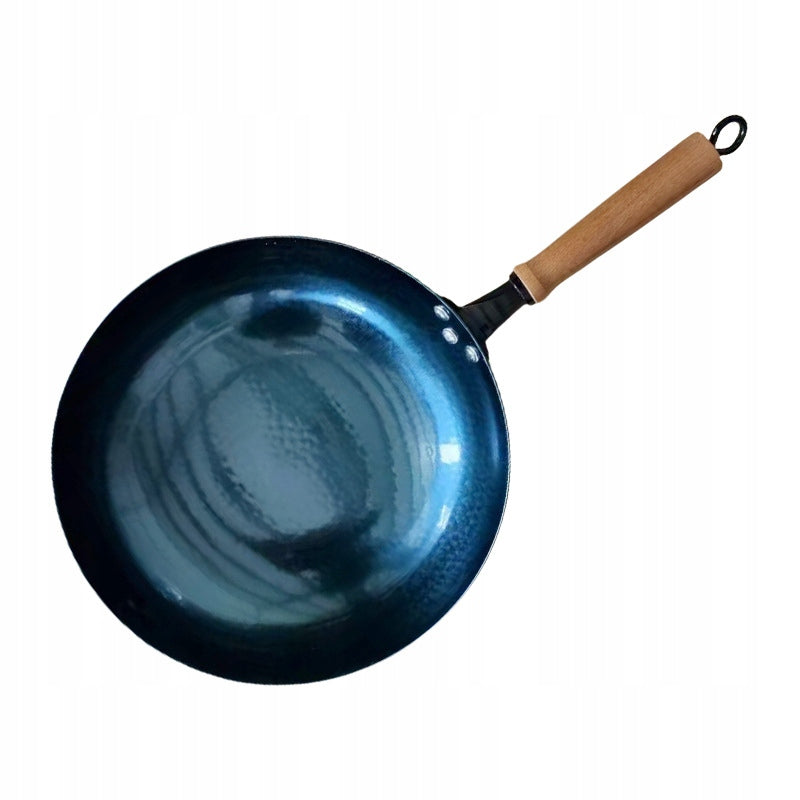 WOK STEEL CHINESE HAND FORGED PAN WITH iron 36CM EAN (GTIN) 0792172516983
