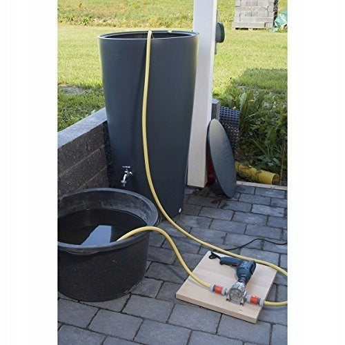 WOLFCRAFT Metal pump for pumping water on a drill 3000 l/h WF2200000 Product weight with unit packaging 0.78 kg