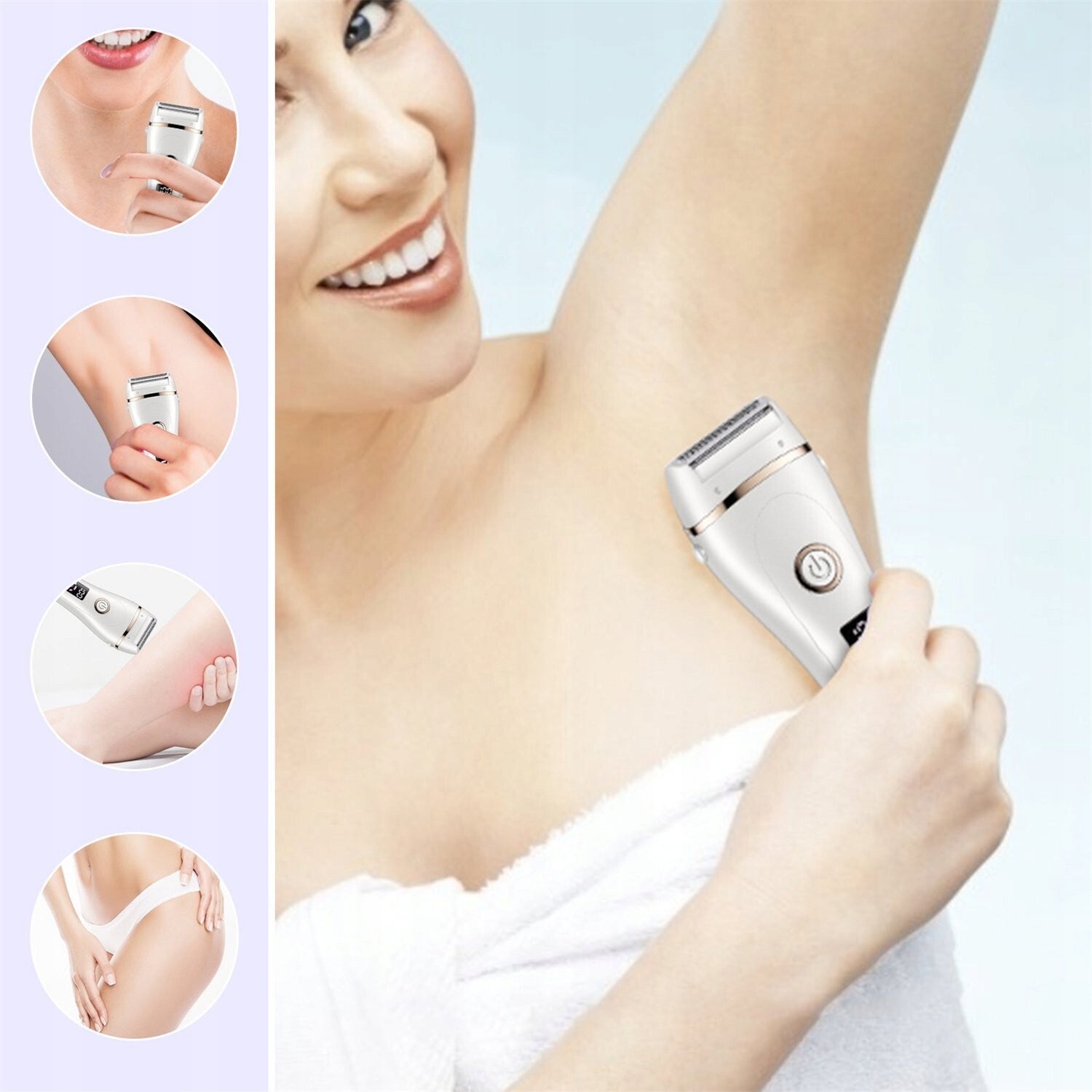 WOMEN'S BODY EPILATOR BIKINI AND LEGS CORDLESS SET Brand no brand